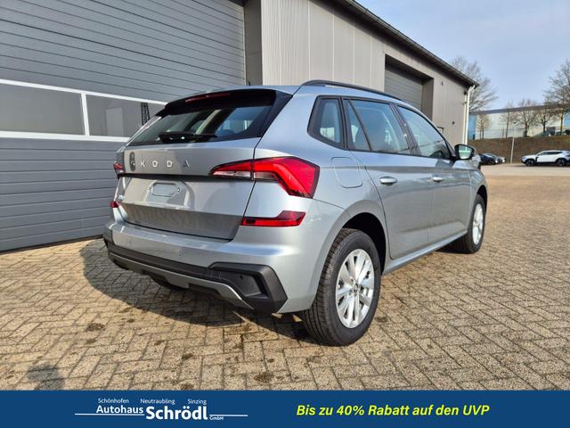 Skoda Kamiq 1.0 TSI 115PS DSG Selection AHK R&uuml;ckf.Kamera PDC v+h Sitzheizung Klimaautomatik Skoda-Radio Apple CarPlay + Android Auto Tempomat Garantieverl&auml;ngerung 16"LM 