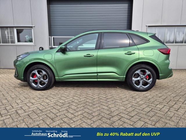 Ford Kuga ST-Line X 243PS PHEV Automatik schwenkb. AHK Sitzheizung v+h Lenkradheizung Frontscheibe beheizb. Klimaauomatik Navi SYNC4 Apple CarPlay Android Auto Touchscreen PDC 4xKamera 2xKeyless B+O Sound 18"LM vollelektr. Reichweite 67KM 