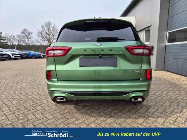 Ford Kuga ST-Line X 243PS PHEV Automatik schwenkb. AHK Sitzheizung v+h Lenkradheizung Frontscheibe beheizb. Klimaauomatik Navi SYNC4 Apple CarPlay Android Auto Touchscreen PDC 4xKamera 2xKeyless B+O Sound 18"LM vollelektr. Reichweite 67KM 