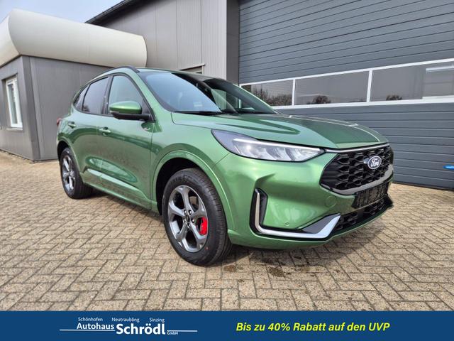 Ford Kuga ST-Line X 243PS PHEV Automatik schwenkb. AHK Sitzheizung v+h Lenkradheizung Frontscheibe beheizb. Klimaauomatik Navi SYNC4 Apple CarPlay Android Auto Touchscreen PDC 4xKamera 2xKeyless B+O Sound 18"LM vollelektr. Reichweite 67KM 