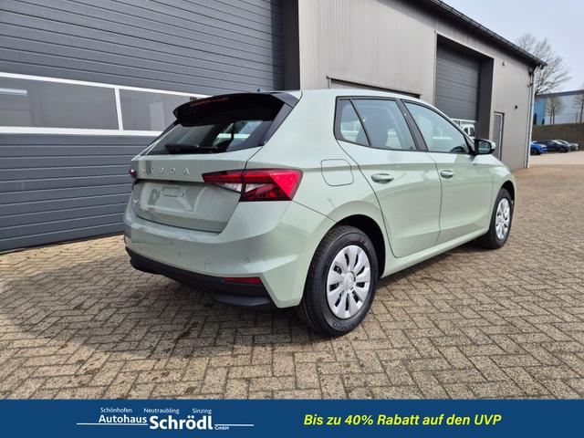 Skoda Fabia 1.0 TSI 95PS Selection 5-t&uuml;rig R&uuml;ckf.Kamera Parksensoren Sitzheizung Multifunktionslenkrad Klima Skoda-Radio Bluetooth Touchscreen Tempomat Nebelsch. Apple CarPlay + Android Auto 