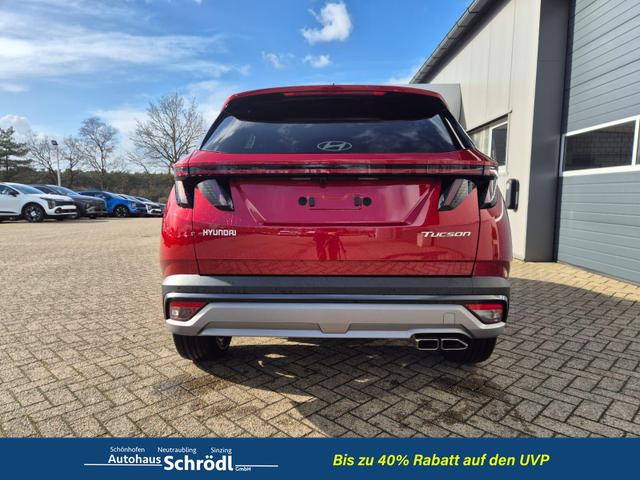Hyundai TUCSON Trend 1.6 T-GDI 150PS Automatik TZ 2026 Teil-Leder Sitzheizung v+h Lenkradheizung Klimaautomatik Navi Touchscreen DAB+ Apple CarPlay + Android Auto PDC R&uuml;ckf.-Kamera Matrix-LED-Scheinw. 