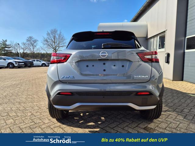Nissan Juke 1.0 DIG-T 114PS N-Design Automatik Teil-Leder Klimaautomatik Sitzheizung Lenkradheizung PDC v+h R&uuml;ckf.Kamera Navi 19"LM Bluetooth Touchscreen Apple CarPlay Android Auto 