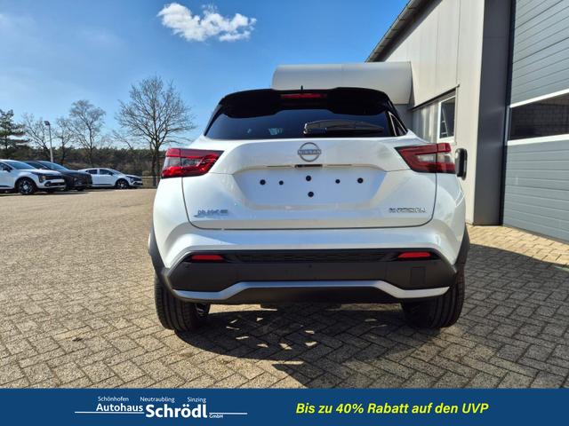 Nissan Juke 1.0 DIG-T 114PS N-Design Automatik Teil-Leder Klimaautomatik Sitzheizung Lenkradheizung PDC v+h R&uuml;ckf.Kamera Navi 19"LM Bluetooth Touchscreen Apple CarPlay Android Auto 