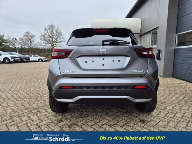Nissan Juke 1.0 DIG-T 114PS N-Design Automatik Teil-Leder Klimaautomatik Sitzheizung Lenkradheizung PDC v+h R&uuml;ckf.Kamera Navi 19"LM Bluetooth Touchscreen Apple CarPlay Android Auto 