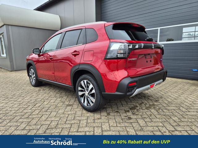 Suzuki S-Cross Comfort+ 110PS Automatik MHEV 1.4 Boosterjet Teilleder Navi Klimaautomatik Sitzheizung ACC PDC v+h 4x Kamera Suzuki-Radio Apple CarPlay Android Auto Touchscreen 2xKeyless 17-LM 
