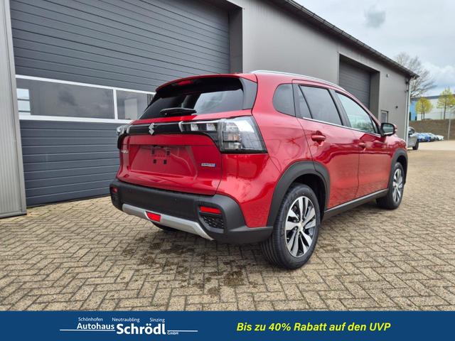 Suzuki S-Cross Comfort+ 110PS Automatik MHEV 1.4 Boosterjet Teilleder Navi Klimaautomatik Sitzheizung ACC PDC v+h 4x Kamera Suzuki-Radio Apple CarPlay Android Auto Touchscreen 2xKeyless 17-LM 