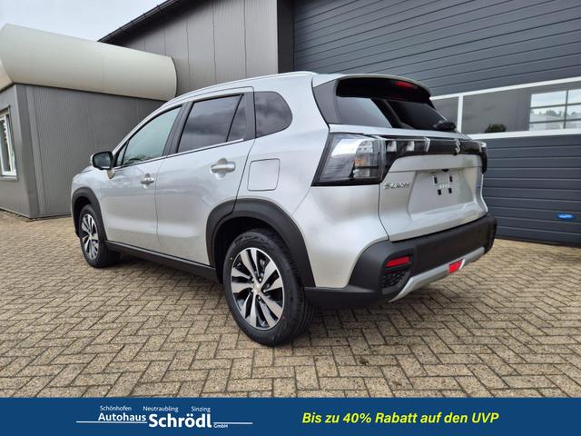 Suzuki S-Cross Comfort+ 110PS MHEV 4x4 ALLGRIP 1.4 Boosterjet Teilleder Navi Klimaautomatik Sitzheizung ACC PDC v+h 4x Kamera Suzuki-Radio Apple CarPlay Android Auto Touchscreen 2xKeyless 17-LM 