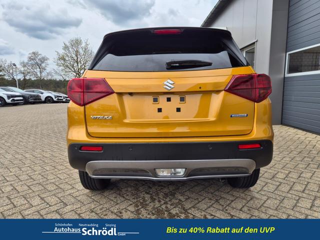 Suzuki Vitara Comfort+ 110PS Automatik MHEV 1.4 Boosterjet Teilleder Navi Klimaautomatik Sitzheizung ACC PDC v+h R&uuml;ckf.Kamera Suzuki-Radio Apple CarPlay Android Auto Touchscreen 2xKeyless 17-LM 