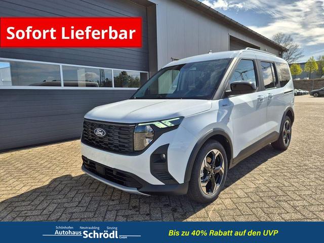 Ford Tourneo Courier - 1.0 EcoBoost 125PS Active Teil-Leder Sitzheizung Lenkradheizung Klimaautomatik PDC v+h R&uuml;ckf.-Kamera ACC TWA Frontscheibe beheizb. Ford-Navi SYNC4 Apple CarPlay + Android Auto