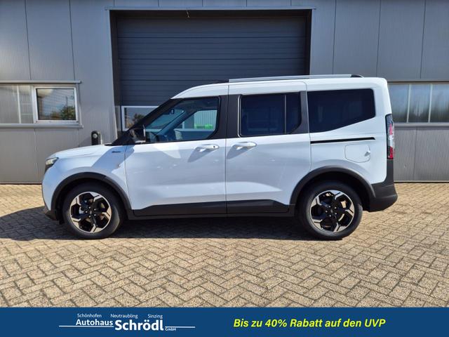 Ford Tourneo Courier 1.0 EcoBoost 125PS Active Teil-Leder Sitzheizung Lenkradheizung Klimaautomatik PDC v+h R&uuml;ckf.-Kamera ACC TWA Frontscheibe beheizb. Ford-Navi SYNC4 Apple CarPlay + Android Auto 