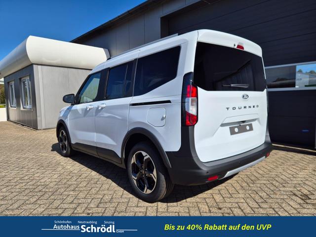 Ford Tourneo Courier 1.0 EcoBoost 125PS Active Teil-Leder Sitzheizung Lenkradheizung Klimaautomatik PDC v+h R&uuml;ckf.-Kamera ACC TWA Frontscheibe beheizb. Ford-Navi SYNC4 Apple CarPlay + Android Auto 