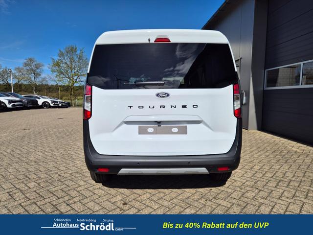 Ford Tourneo Courier 1.0 EcoBoost 125PS Active Teil-Leder Sitzheizung Lenkradheizung Klimaautomatik PDC v+h R&uuml;ckf.-Kamera ACC TWA Frontscheibe beheizb. Ford-Navi SYNC4 Apple CarPlay + Android Auto 