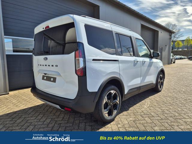 Ford Tourneo Courier 1.0 EcoBoost 125PS Active Teil-Leder Sitzheizung Lenkradheizung Klimaautomatik PDC v+h R&uuml;ckf.-Kamera ACC TWA Frontscheibe beheizb. Ford-Navi SYNC4 Apple CarPlay + Android Auto 