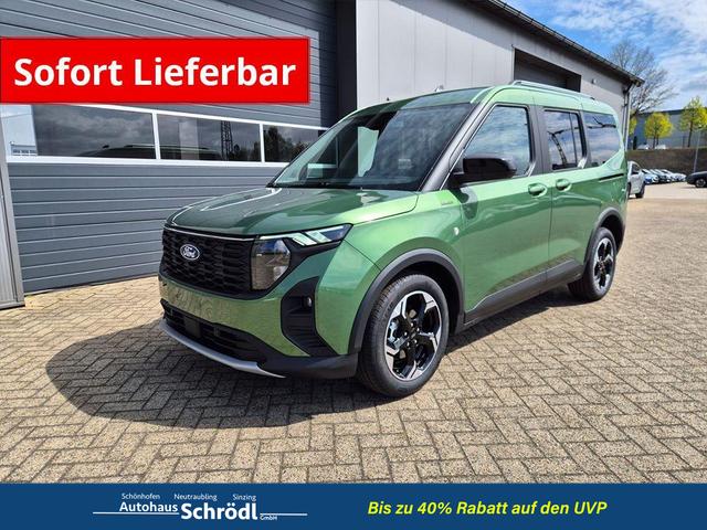 Ford Tourneo Courier - 1.0 EcoBoost 125PS Active Teil-Leder Sitzheizung Lenkradheizung Klimaautomatik PDC v+h R&uuml;ckf.-Kamera ACC TWA Frontscheibe beheizb. Ford-Navi SYNC4 Apple CarPlay + Android Auto