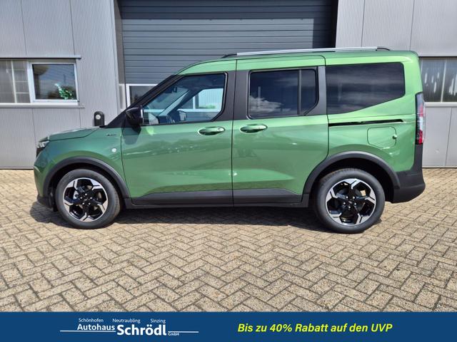 Ford Tourneo Courier - 1.0 EcoBoost 125PS Active Teil-Leder Sitzheizung Lenkradheizung Klimaautomatik PDC v+h R&uuml;ckf.-Kamera ACC TWA Frontscheibe beheizb. Ford-Navi SYNC4 Apple CarPlay + Android Auto
