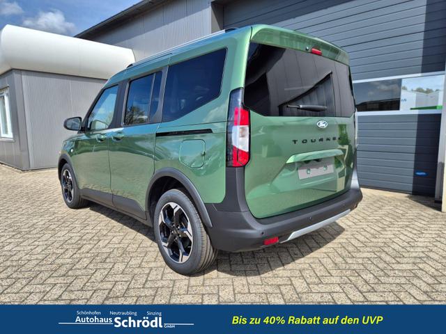 Ford Tourneo Courier 1.0 EcoBoost 125PS Active Teil-Leder Sitzheizung Lenkradheizung Klimaautomatik PDC v+h R&uuml;ckf.-Kamera ACC TWA Frontscheibe beheizb. Ford-Navi SYNC4 Apple CarPlay + Android Auto 