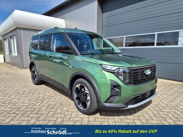 Ford Tourneo Courier - 1.0 EcoBoost 125PS Active Teil-Leder Sitzheizung Lenkradheizung Klimaautomatik PDC v+h R&uuml;ckf.-Kamera ACC TWA Frontscheibe beheizb. Ford-Navi SYNC4 Apple CarPlay + Android Auto