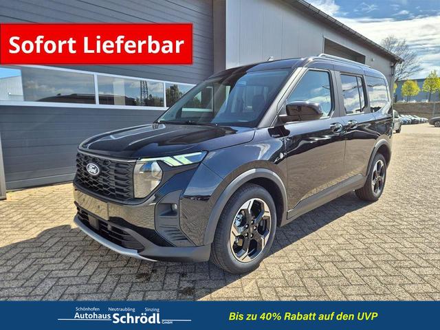Ford Tourneo Courier - 1.0 EcoBoost 125PS Active Teil-Leder Sitzheizung Lenkradheizung Klimaautomatik PDC v+h R&uuml;ckf.-Kamera ACC TWA Frontscheibe beheizb. Ford-Navi SYNC4 Apple CarPlay + Android Auto