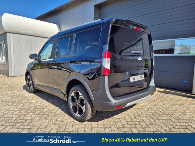 Ford Tourneo Courier 1.0 EcoBoost 125PS Active Teil-Leder Sitzheizung Lenkradheizung Klimaautomatik PDC v+h R&uuml;ckf.-Kamera ACC TWA Frontscheibe beheizb. Ford-Navi SYNC4 Apple CarPlay + Android Auto 