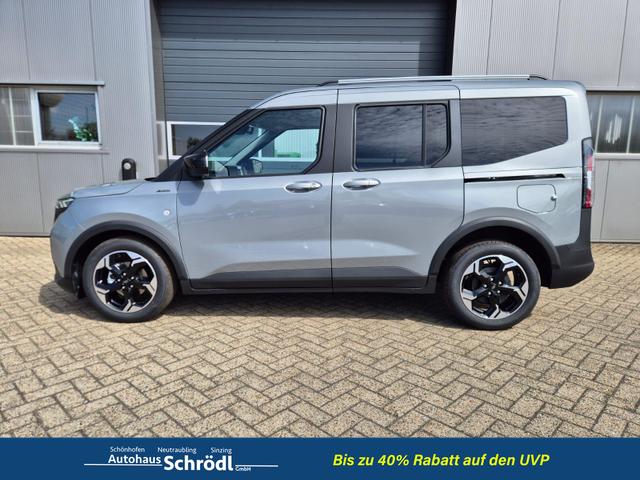 Ford Tourneo Courier 1.0 EcoBoost 125PS Active Teil-Leder Sitzheizung Lenkradheizung Klimaautomatik PDC v+h R&uuml;ckf.-Kamera ACC TWA Frontscheibe beheizb. Ford-Navi SYNC4 Apple CarPlay + Android Auto 