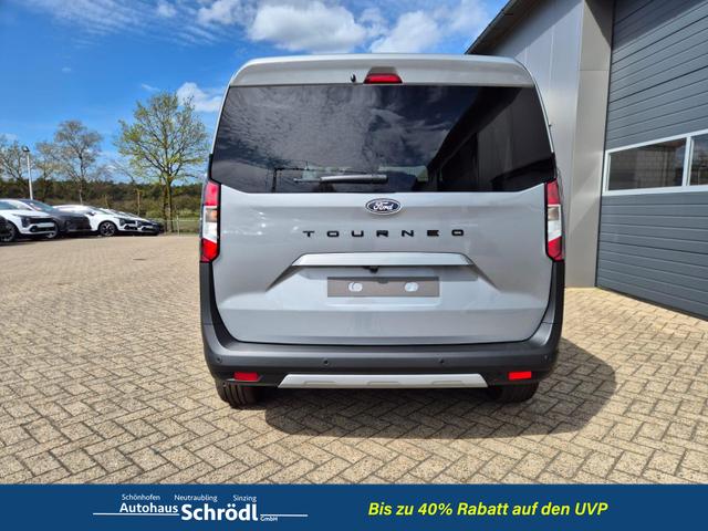 Ford Tourneo Courier 1.0 EcoBoost 125PS Active Teil-Leder Sitzheizung Lenkradheizung Klimaautomatik PDC v+h R&uuml;ckf.-Kamera ACC TWA Frontscheibe beheizb. Ford-Navi SYNC4 Apple CarPlay + Android Auto 