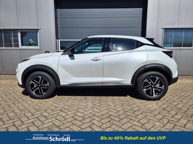 Nissan Juke 1.0 DIG-T 114PS N-Connecta Teil-Leder Klimaautomatik PDC v+h R&uuml;ckf.Kamera Bluetooth Touchscreen Apple CarPlay Android Auto 17"LM 