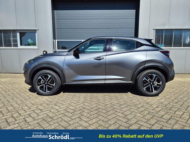 Nissan Juke 1.0 DIG-T 114PS N-Connecta Teil-Leder Klimaautomatik PDC v+h R&uuml;ckf.Kamera Bluetooth Touchscreen Apple CarPlay Android Auto 17"LM 