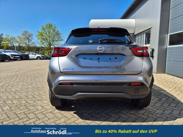Nissan Juke 1.0 DIG-T 114PS N-Connecta Teil-Leder Klimaautomatik PDC v+h R&uuml;ckf.Kamera Bluetooth Touchscreen Apple CarPlay Android Auto 17"LM 