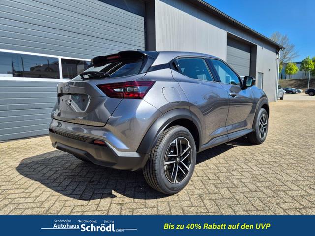 Nissan Juke 1.0 DIG-T 114PS N-Connecta Teil-Leder Klimaautomatik PDC v+h R&uuml;ckf.Kamera Bluetooth Touchscreen Apple CarPlay Android Auto 17"LM 