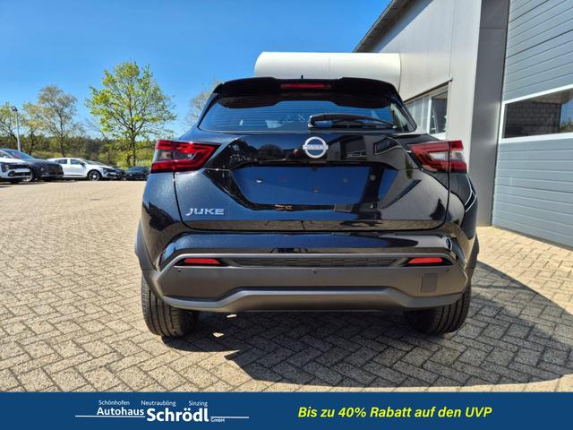 Nissan Juke 1.0 DIG-T 114PS N-Connecta Teil-Leder Klimaautomatik PDC v+h R&uuml;ckf.Kamera Bluetooth Touchscreen Apple CarPlay Android Auto 17"LM 