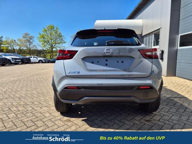 Nissan Juke 1.0 DIG-T 114PS N-Connecta Teil-Leder Klimaautomatik PDC v+h R&uuml;ckf.Kamera Bluetooth Touchscreen Apple CarPlay Android Auto 17"LM 
