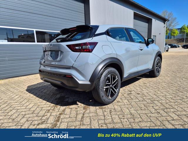 Nissan Juke 1.0 DIG-T 114PS N-Connecta Teil-Leder Klimaautomatik PDC v+h R&uuml;ckf.Kamera Bluetooth Touchscreen Apple CarPlay Android Auto 17"LM 