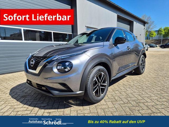 Nissan Juke - 1.0 DIG-T 114PS N-Connecta Teil-Leder Klimaautomatik PDC v+h R&uuml;ckf.Kamera Bluetooth Touchscreen Apple CarPlay Android Auto 17"LM