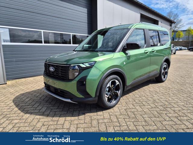 Ford Tourneo Courier 1.0 EcoBoost 125PS Active Teil-Leder Sitzheizung Lenkradheizung Klimaautomatik PDC v+h R&uuml;ckf.-Kamera ACC TWA Frontscheibe beheizb. Ford-Navi SYNC4 Apple CarPlay + Android Auto 