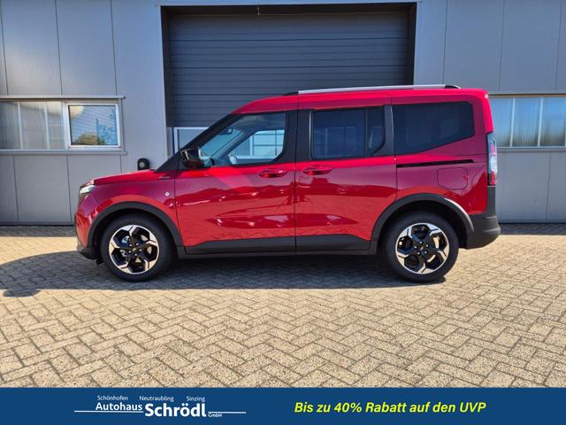Ford Tourneo Courier 1.0 EcoBoost 125PS Active Teil-Leder Sitzheizung Lenkradheizung Klimaautomatik PDC v+h R&uuml;ckf.-Kamera ACC TWA Frontscheibe beheizb. Ford-Navi SYNC4 Apple CarPlay + Android Auto 