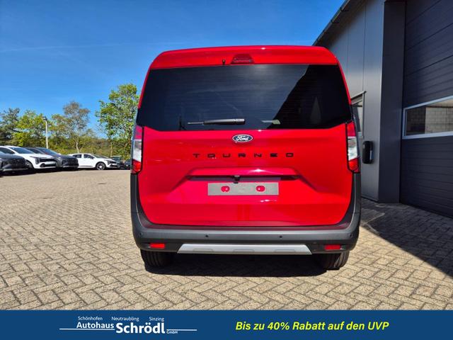 Ford Tourneo Courier 1.0 EcoBoost 125PS Active Teil-Leder Sitzheizung Lenkradheizung Klimaautomatik PDC v+h R&uuml;ckf.-Kamera ACC TWA Frontscheibe beheizb. Ford-Navi SYNC4 Apple CarPlay + Android Auto 
