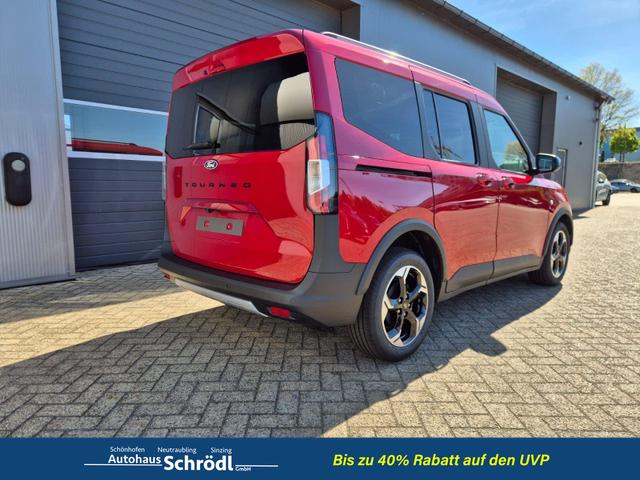 Ford Tourneo Courier 1.0 EcoBoost 125PS Active Teil-Leder Sitzheizung Lenkradheizung Klimaautomatik PDC v+h R&uuml;ckf.-Kamera ACC TWA Frontscheibe beheizb. Ford-Navi SYNC4 Apple CarPlay + Android Auto 