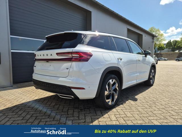 Skoda Kodiaq Sportline 1.5 TSI 204PS PHEV DSG schwenkb. AHK elektr. PanoDach HUD Alcantara PDC v+h 360&deg;Kamera CANTON Sound Klimaautomatik Sitzheizung Lenkradheizung Navi Apple CarPlay Android Auto 2xKeyless 19"LM vollelektr. Reichweite 116KM 