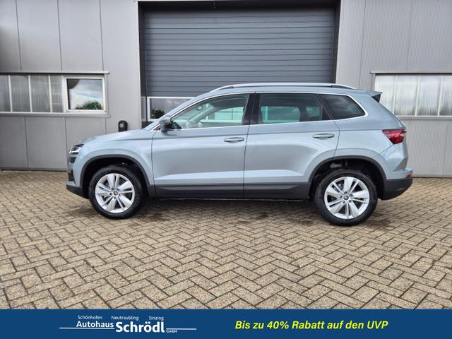Skoda Karoq 1.5 TSI 150PS DSG Selection AHK Klimaautomatik Sitzheizung Lenkradheizung ACC PDC v+h R&uuml;ckf.Kamera abg.Scheiben Apple CarPlay Android Auto 17"LM 