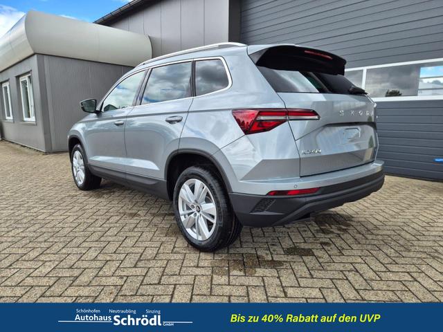 Skoda Karoq 1.5 TSI 150PS DSG Selection AHK Klimaautomatik Sitzheizung Lenkradheizung ACC PDC v+h R&uuml;ckf.Kamera abg.Scheiben Apple CarPlay Android Auto 17"LM 