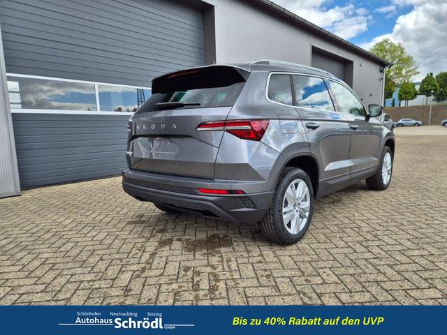 Skoda Karoq 1.5 TSI 150PS DSG Selection AHK Klimaautomatik Sitzheizung Lenkradheizung ACC PDC v+h R&uuml;ckf.Kamera abg.Scheiben Apple CarPlay Android Auto 17"LM 