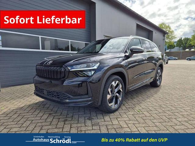 Skoda Kodiaq - Sportline 1.5 TSI 204PS PHEV DSG schwenkb. AHK elektr. PanoDach HUD Alcantara PDC v+h 360&deg;Kamera CANTON Sound Klimaautomatik Sitzheizung Lenkradheizung Navi Apple CarPlay Android Auto 2xKeyless 19"LM vollelektr. Reichweite 116KM