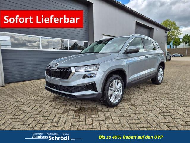 Skoda Karoq - 1.5 TSI 150PS DSG Selection AHK Klimaautomatik Sitzheizung Lenkradheizung ACC PDC v+h R&uuml;ckf.Kamera abg.Scheiben Apple CarPlay Android Auto 17"LM