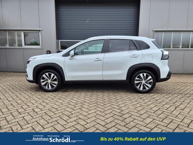 Suzuki S-Cross Comfort+ 110PS MHEV 4x4 ALLGRIP 1.4 Boosterjet Teilleder Navi Klimaautomatik Sitzheizung ACC PDC v+h 4x Kamera Suzuki-Radio Apple CarPlay Android Auto Touchscreen 2xKeyless 17-LM 