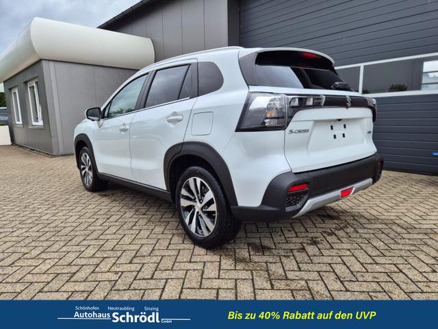 Suzuki S-Cross Comfort+ 110PS MHEV 4x4 ALLGRIP 1.4 Boosterjet Teilleder Navi Klimaautomatik Sitzheizung ACC PDC v+h 4x Kamera Suzuki-Radio Apple CarPlay Android Auto Touchscreen 2xKeyless 17-LM 