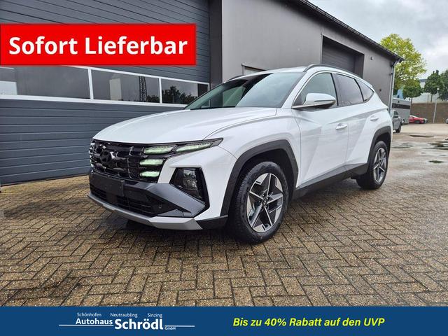 Hyundai TUCSON - Trend 1.6 T-GDI 150PS Automatik TZ 2026 Teil-Leder Sitzheizung v+h Lenkradheizung Klimaautomatik Navi Touchscreen DAB+ Apple CarPlay + Android Auto PDC R&uuml;ckf.-Kamera Matrix-LED-Scheinw.