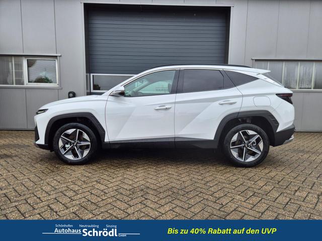 Hyundai TUCSON Trend 1.6 T-GDI 150PS Automatik TZ 2026 Teil-Leder Sitzheizung v+h Lenkradheizung Klimaautomatik Navi Touchscreen DAB+ Apple CarPlay + Android Auto PDC R&uuml;ckf.-Kamera Matrix-LED-Scheinw. 