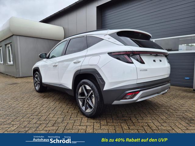 Hyundai TUCSON Trend 1.6 T-GDI 150PS Automatik TZ 2026 Teil-Leder Sitzheizung v+h Lenkradheizung Klimaautomatik Navi Touchscreen DAB+ Apple CarPlay + Android Auto PDC R&uuml;ckf.-Kamera Matrix-LED-Scheinw. 
