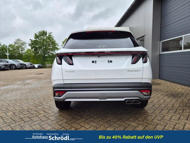 Hyundai TUCSON Trend 1.6 T-GDI 150PS Automatik TZ 2026 Teil-Leder Sitzheizung v+h Lenkradheizung Klimaautomatik Navi Touchscreen DAB+ Apple CarPlay + Android Auto PDC R&uuml;ckf.-Kamera Matrix-LED-Scheinw. 